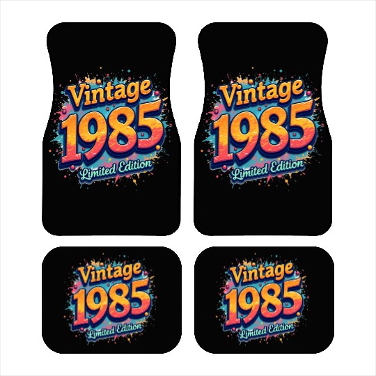 vintage 1985 limited edition Car Mats