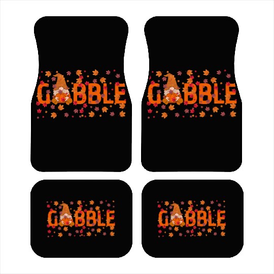GOBBLE TURKEY PODIATRIST FUNNY THANKSGIVING Car Mats