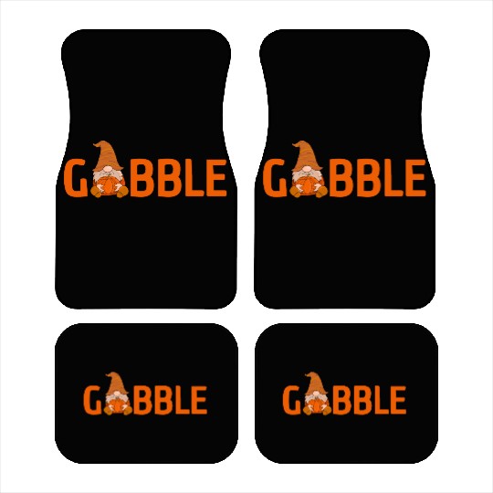 GOBBLE TURKEY PODIATRIST FUNNY THANKSGIVING Car Mats