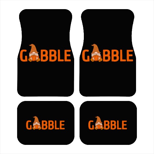 GOBBLE TURKEY PODIATRIST FUNNY THANKSGIVING Car Mats