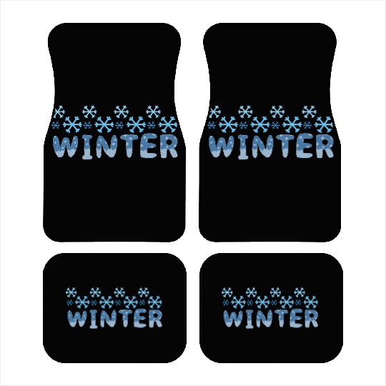 Winter snow gift Car Mats
