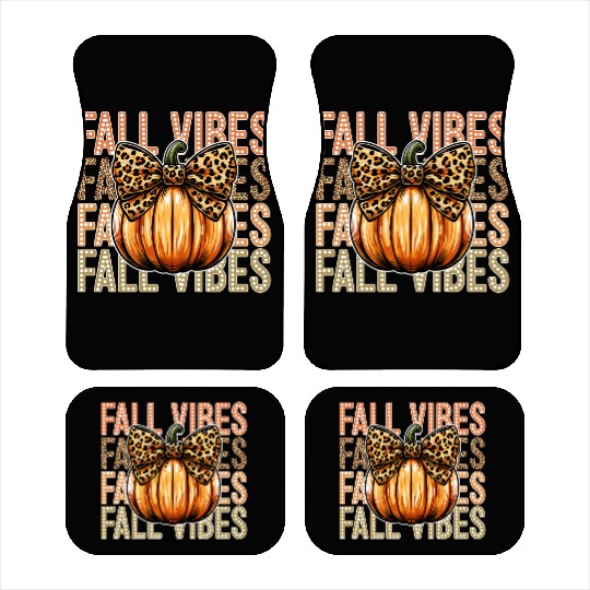 Festive Fall Vibes with Pumpkin Car Mats