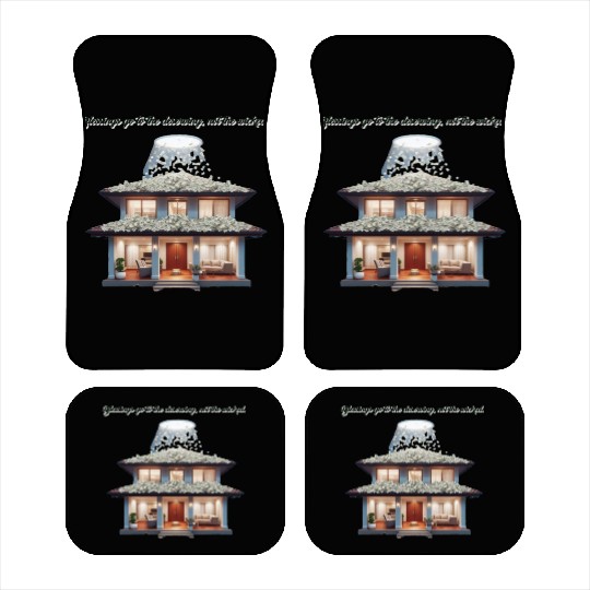 Blessings go to the deserving, not the wicked. Car Mats