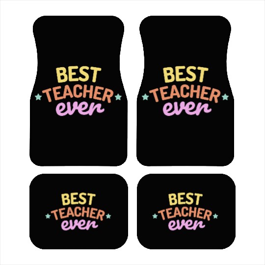 Best Teacher Ever Car Mats