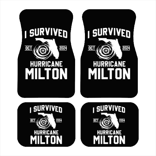 I survived Hurricane Milton October 2024 Car Mats