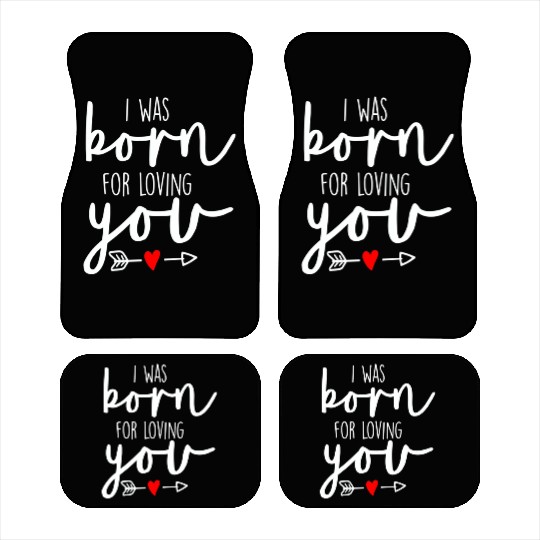 Bride Born For Loving You Bride To Be Engagement Car Mats