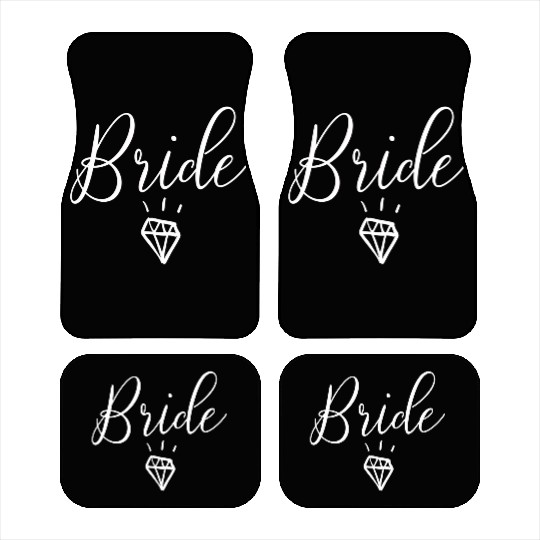 Bride Wedding Engagement Bachelorette Party Car Mats