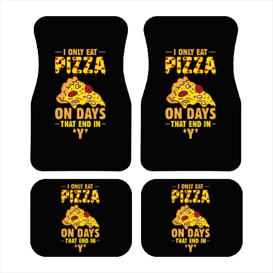 Pizza Slice Design for a Pizza Lover Car Mats