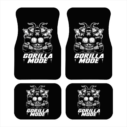 Gorilla Mode Workout Gym Car Mats