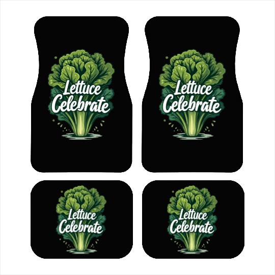 Funny Food Art: Lettuce Romaine Salad for Salad Car Mats