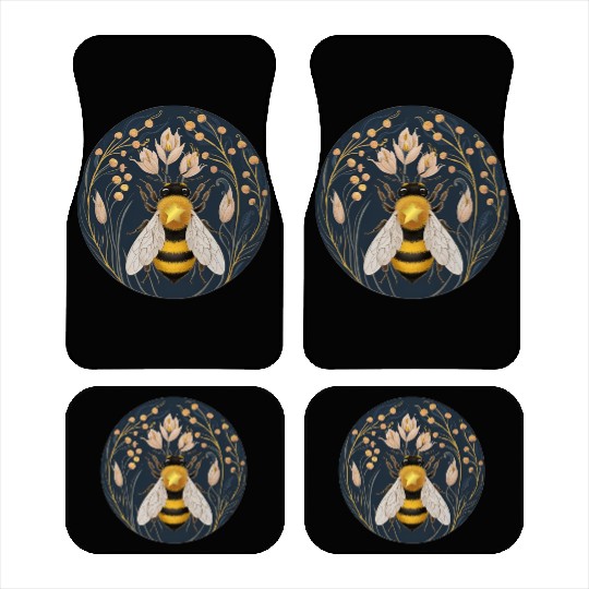 Golden Harvest Honey Bee Car Mats
