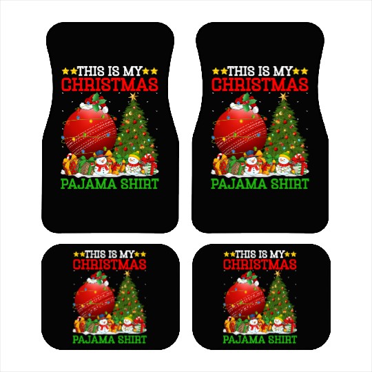 Cricket Ball Christmas Tree Lights Car Mats