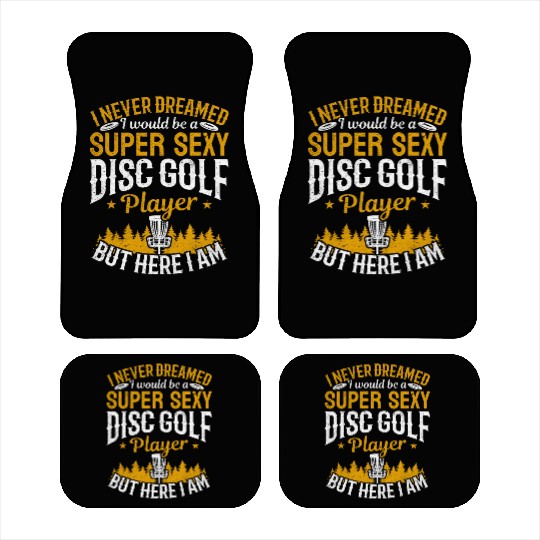 Disc Golfing - Super Sexy Disc Golf Player Car Mats