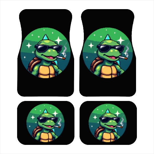Car Mats Turtle Cool