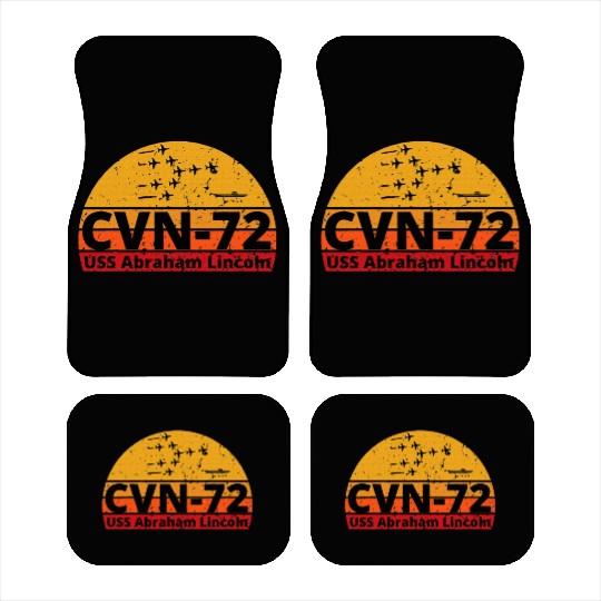 US Aircraft Carrier CVN 72 USS Abraham Lincoln Car Mats