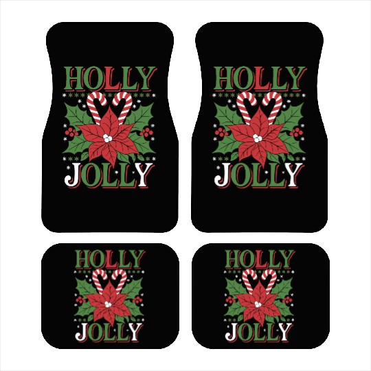 holly jolly Car Mats