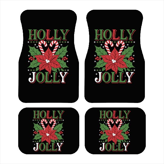 holly jolly Car Mats