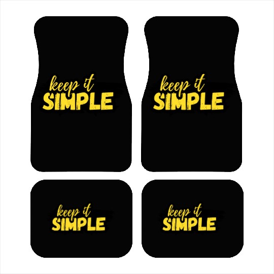 Keep it Simple Car Mats