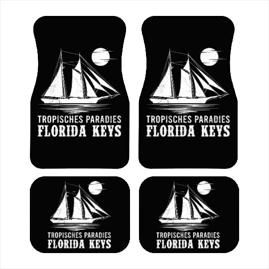 Florida TROPICAL PARADISE KEY-WEST COAST Car Mats