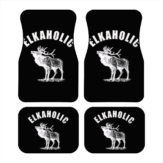 Elk Hunting Elkaholic Hunters Car Mats