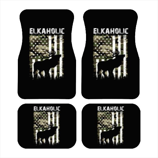 Elk Hunting Elkaholic Hunters Car Mats