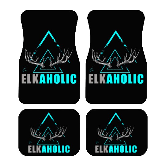 Elk Hunting Elkaholic Hunters Car Mats