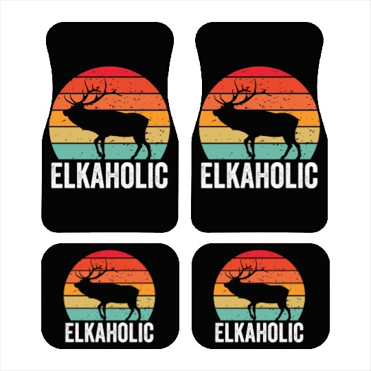Elk Hunting Elkaholic Hunters Car Mats
