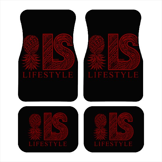 Tribal Upside-Down Pineapple LS Car Mats