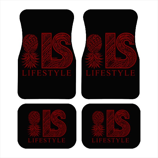 Tribal Upside-Down Pineapple LS Car Mats
