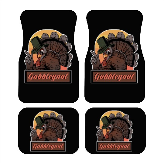 Gobblegool Thanksgiving Turkey Car Mats