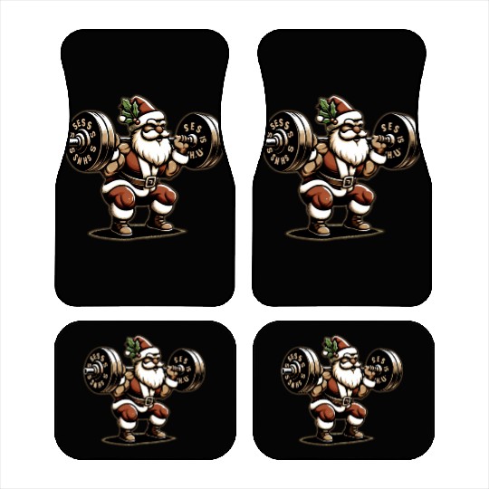Dear Santa Christmas Gym Training Holiday Workout Car Mats