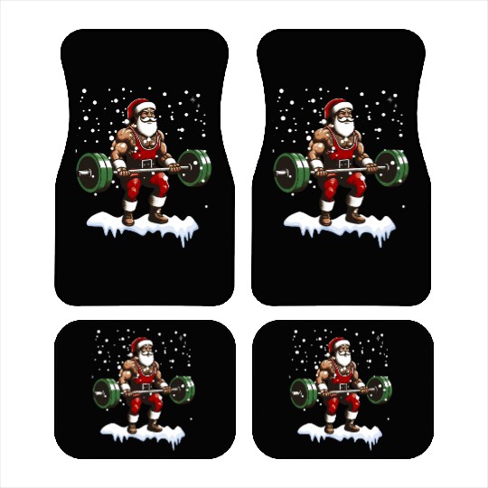 Dear Santa Christmas Gym Training Holiday Workou Car Mats