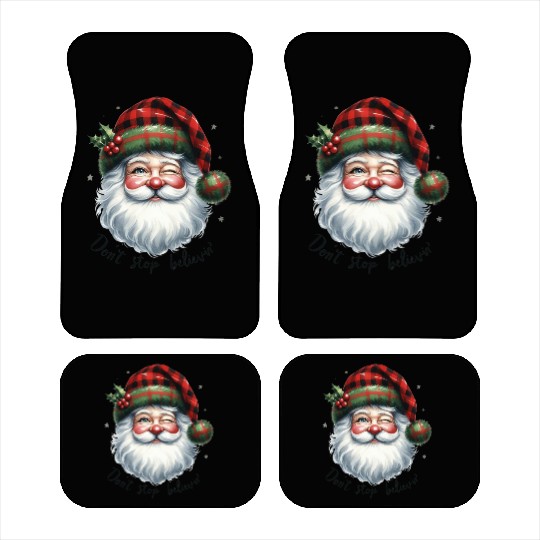 Don t Stop Believin, Santa Christmas Car Mats