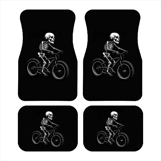 Lowrider Skeleton Art Car Mats