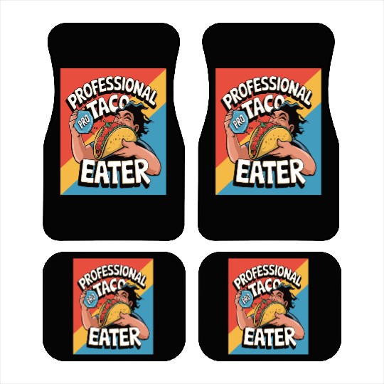 Great gift idea funny quote graphic design Tacos Car Mats
