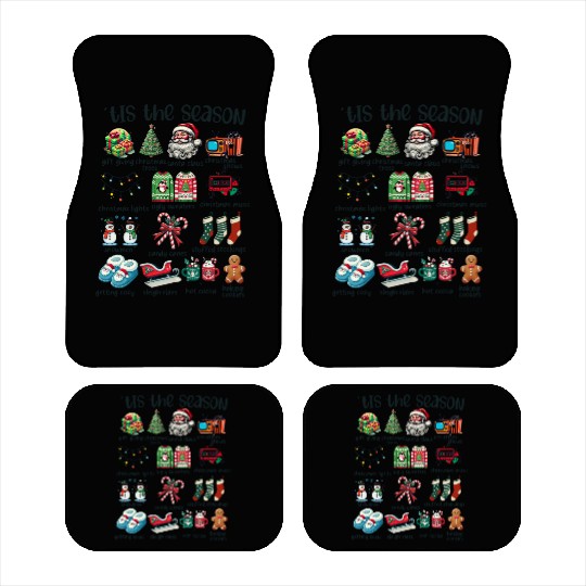 Tis The Season Low Car Mats