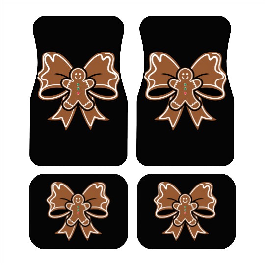 Christmas Coquette bow Car Mats