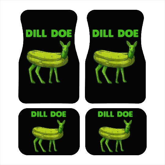 Dill Pickle Funny Graphic Car Mats
