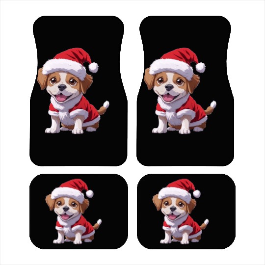 Santa Paws: The Cutest Christmas Puppy Car Mats