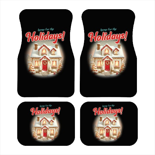 Home for the Holidays Car Mats