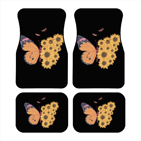 Butterfly design products Car Mats