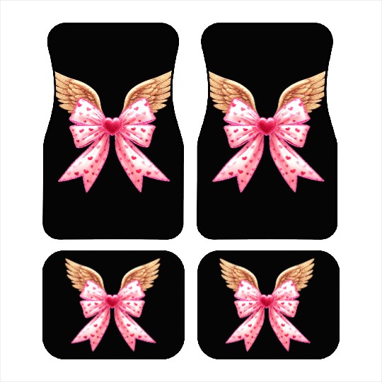 Cupid Bow, Valentine Retro Car Mats