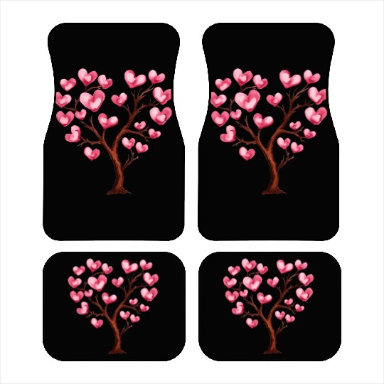 Heart Tree, Valentines Day Car Mats