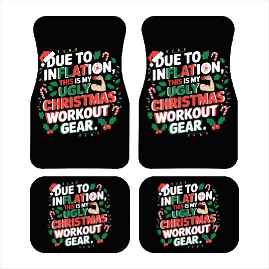 Inflation-Proof Christmas Workout Car Mats