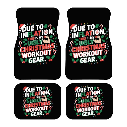 Inflation-Proof Christmas Workout Car Mats