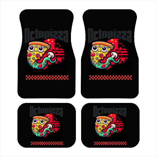 Octopizza Pizza And Octopus Fantasy Car Mats