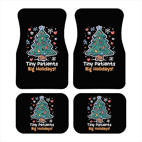 NICU Christmas Tiny Patients, Big Holidays! Car Mats