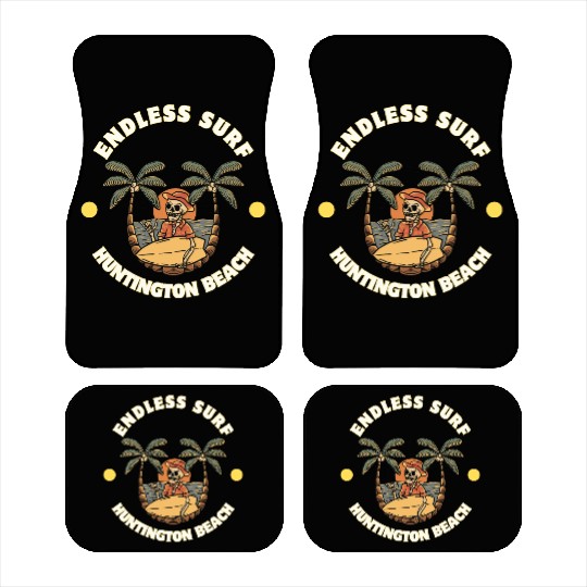Huntington Beach Endless Surf Car Mats