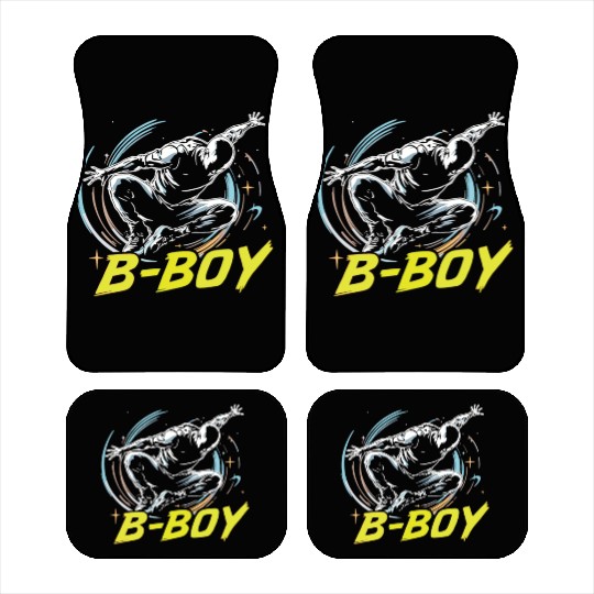 B-Boy Breakdance Breakdancer Urban Hip Hop Car Mats