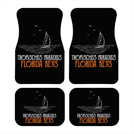 West Keys TROPICAL PARADISE FLORIDA KEYS Car Mats